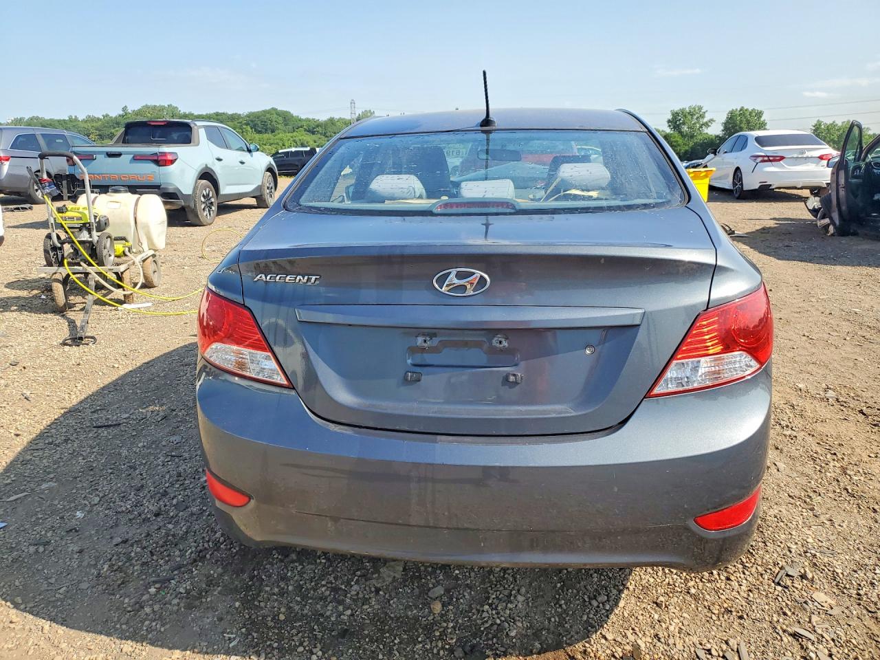 2012 Hyundai Accent Gls Charcoal vin: KMHCT4AE3CU235278