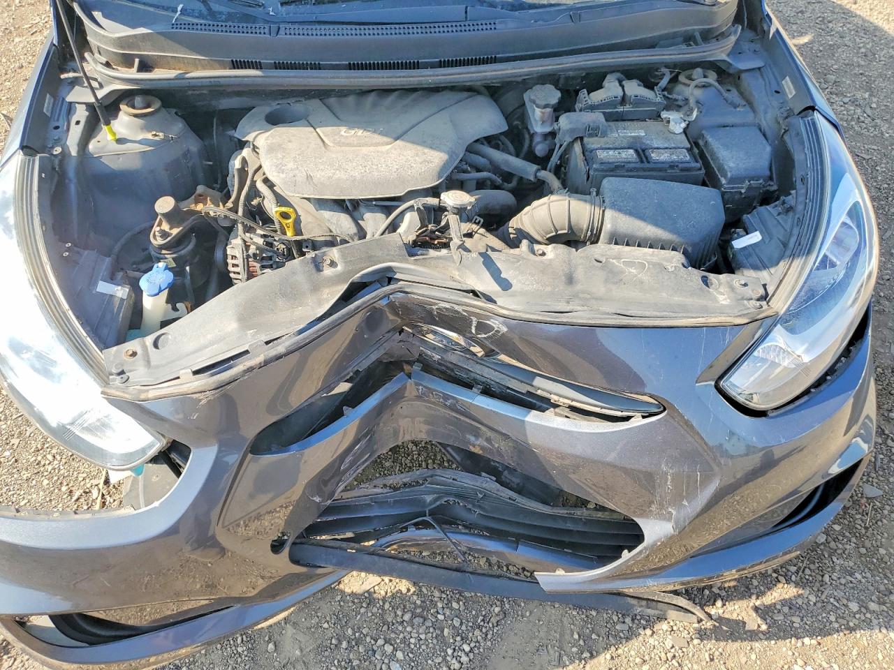 2012 Hyundai Accent Gls Charcoal vin: KMHCT4AE3CU235278