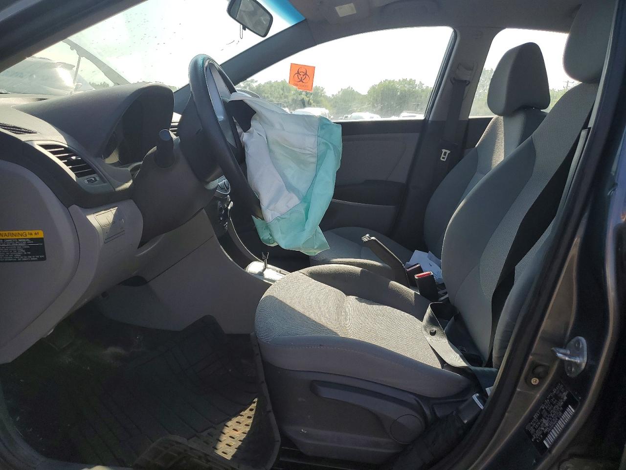 2012 Hyundai Accent Gls Charcoal vin: KMHCT4AE3CU235278