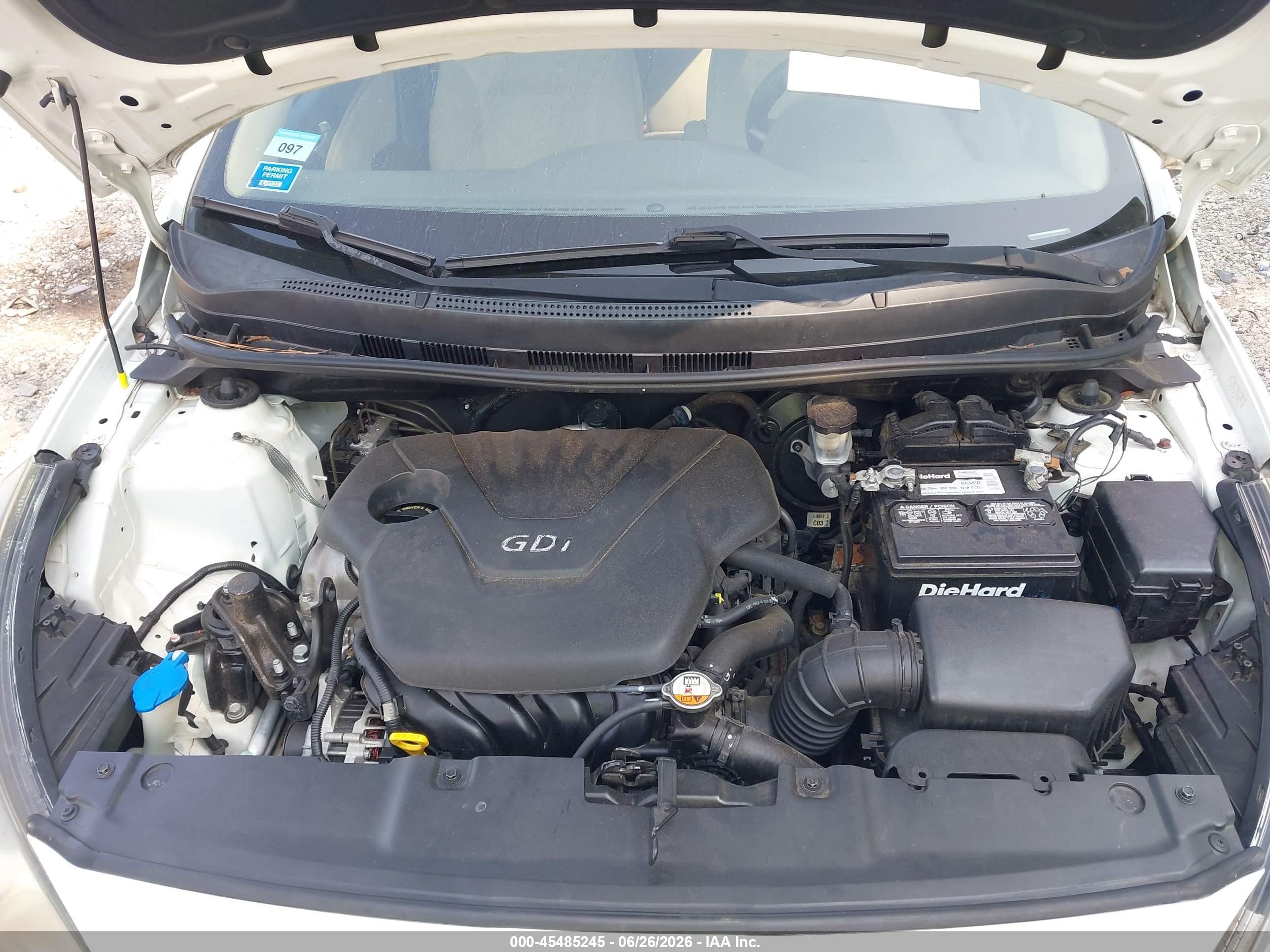 2013 Hyundai Accent Gls White vin: KMHCT4AE3DU290072