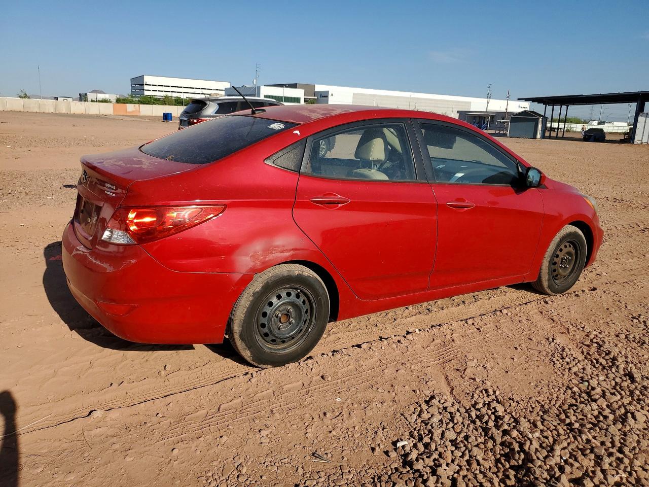 2013 Hyundai Accent Gls Red vin: KMHCT4AE3DU350951