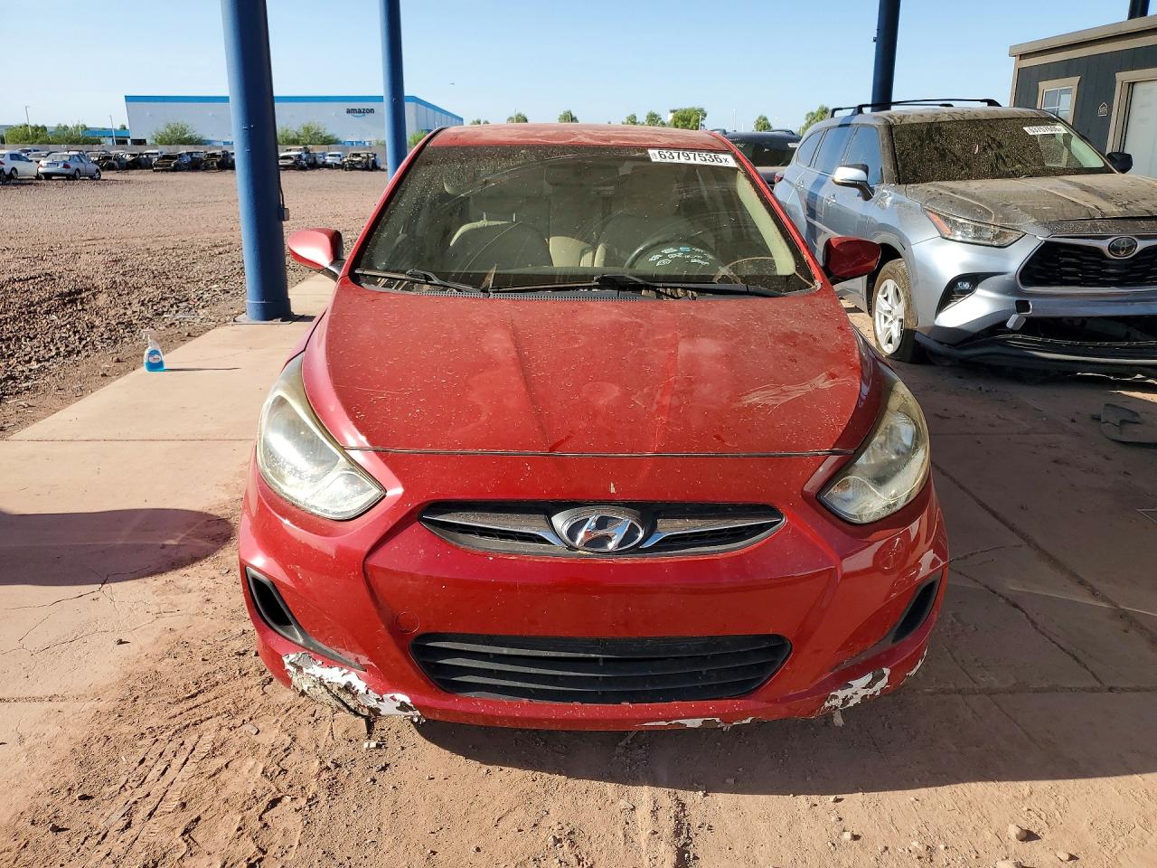 2013 Hyundai Accent Gls Red vin: KMHCT4AE3DU350951