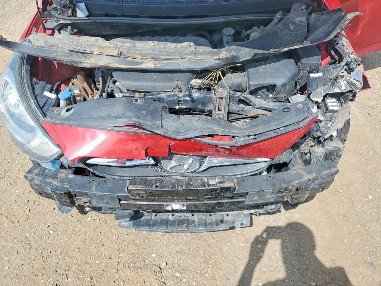 2013 Hyundai Accent Gls Red vin: KMHCT4AE3DU385134