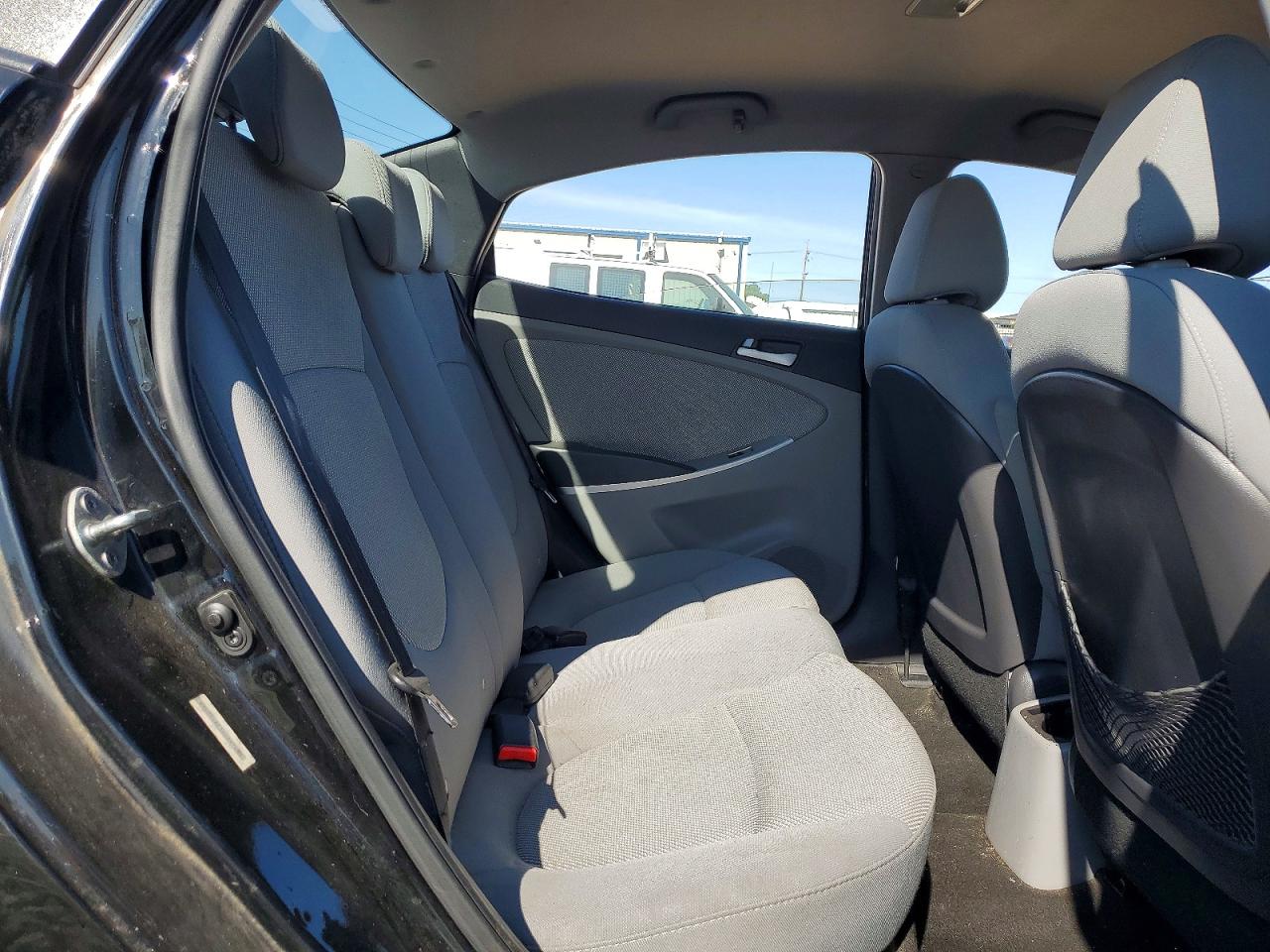 2013 Hyundai Accent Gls Black vin: KMHCT4AE3DU397459