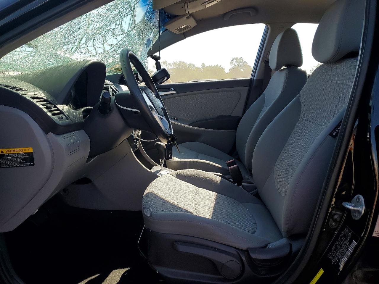 2013 Hyundai Accent Gls Black vin: KMHCT4AE3DU397459