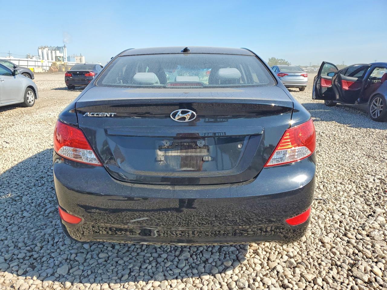 2013 Hyundai Accent Gls Black vin: KMHCT4AE3DU397459