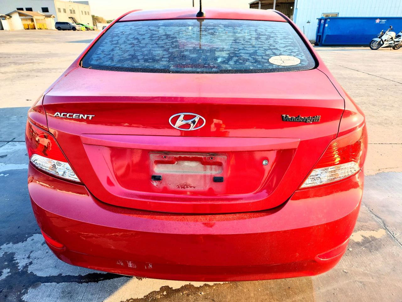 2013 Hyundai Accent Gls Red vin: KMHCT4AE3DU526218