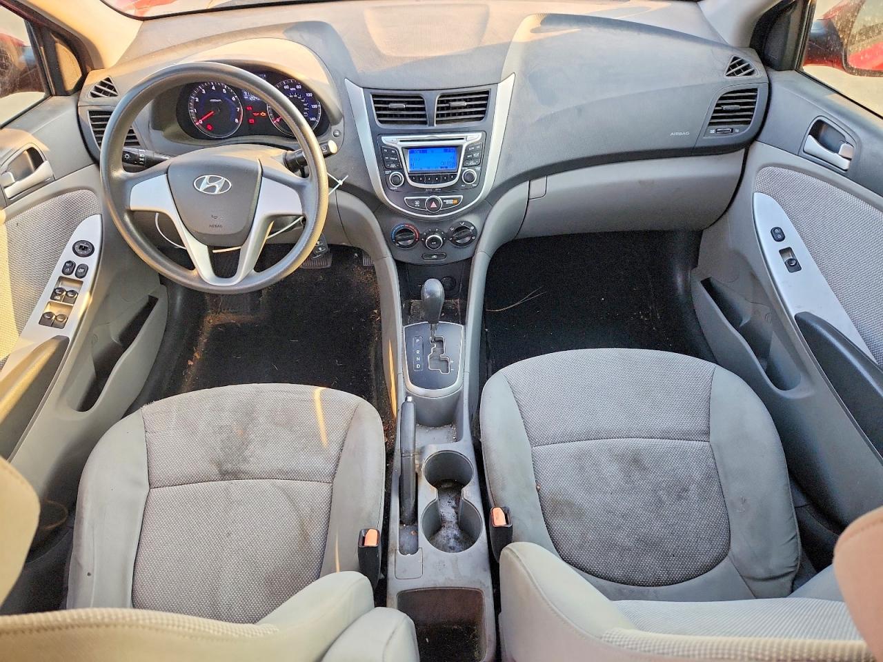 2013 Hyundai Accent Gls Red vin: KMHCT4AE3DU526218