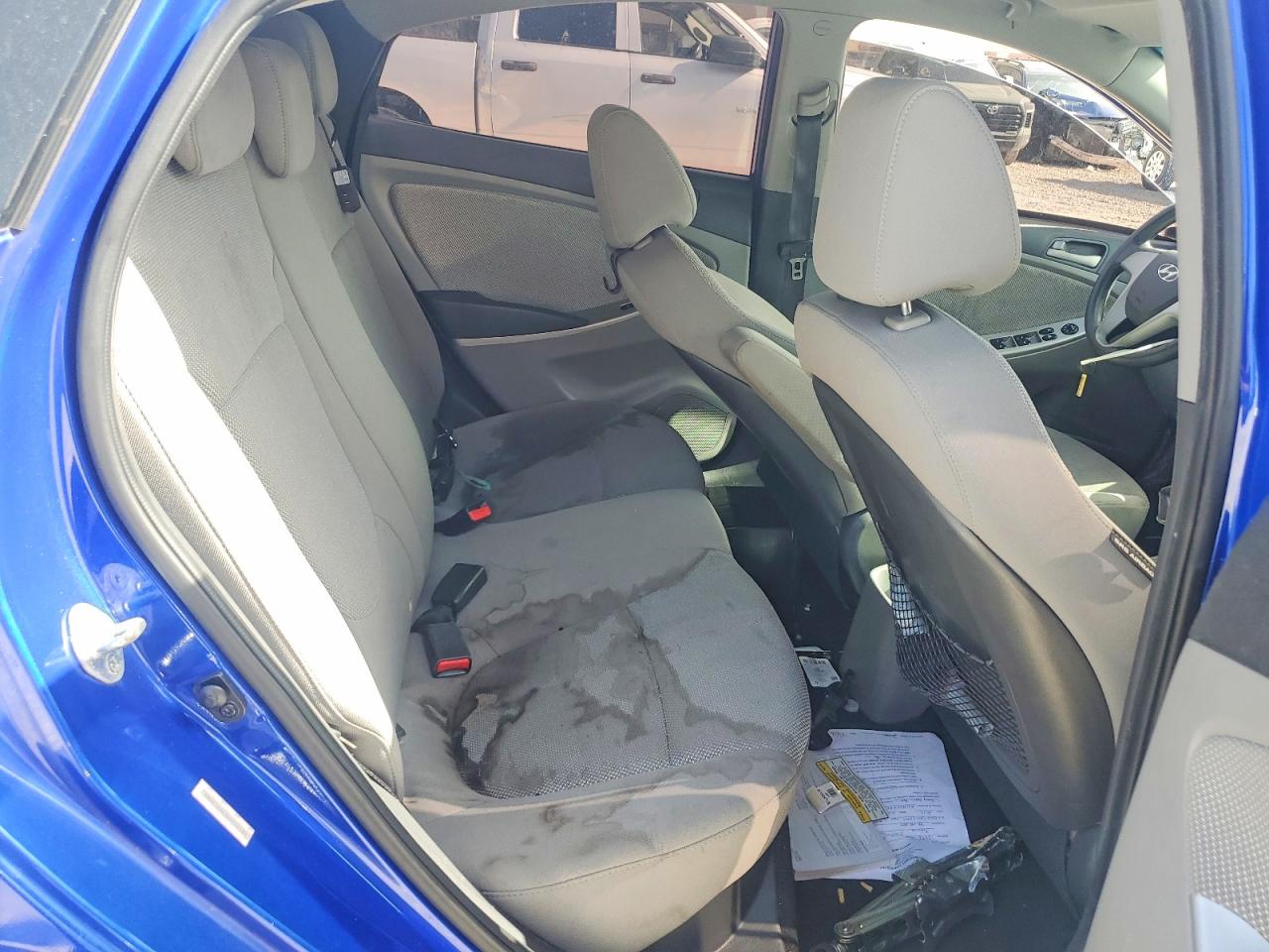 2013 Hyundai Accent Gls Blue vin: KMHCT4AE3DU529183