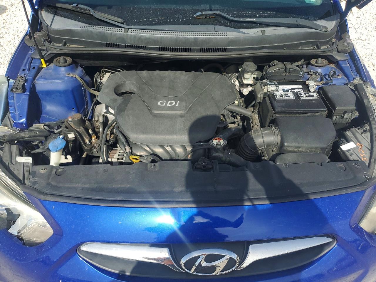 2013 Hyundai Accent Gls Blue vin: KMHCT4AE3DU529183