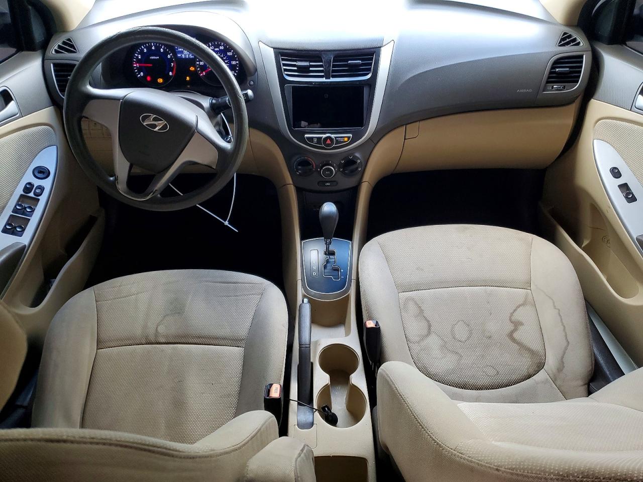 2013 Hyundai Accent Gls White vin: KMHCT4AE3DU537803