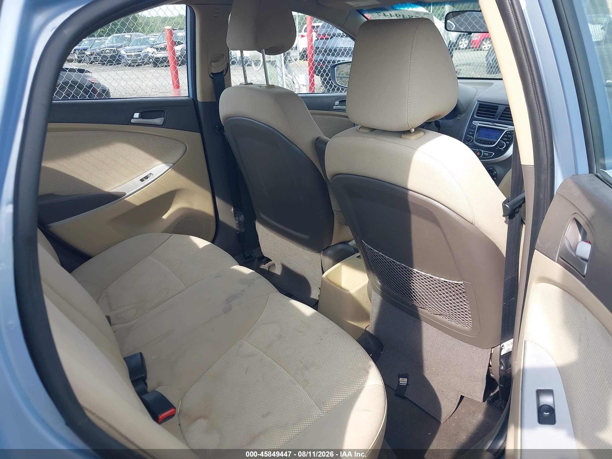 2013 Hyundai Accent Gls Синий vin: KMHCT4AE3DU562054
