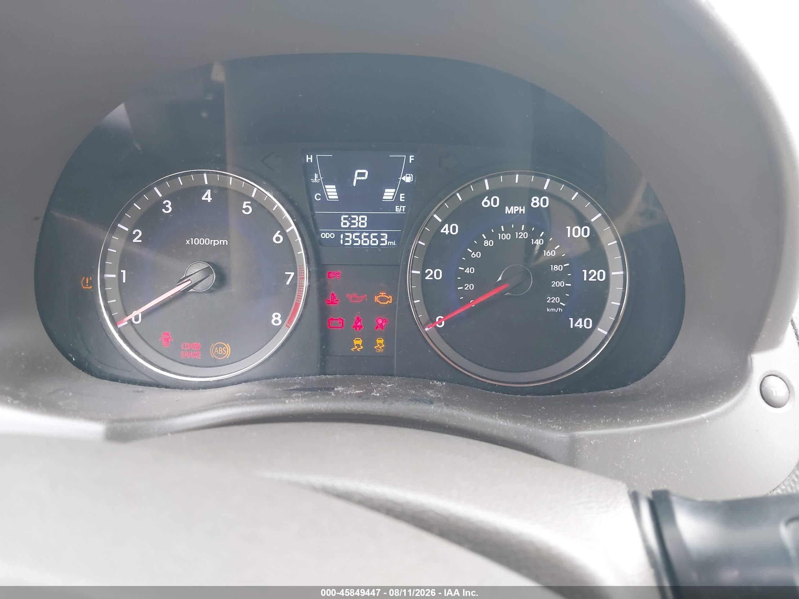 2013 Hyundai Accent Gls Синий vin: KMHCT4AE3DU562054