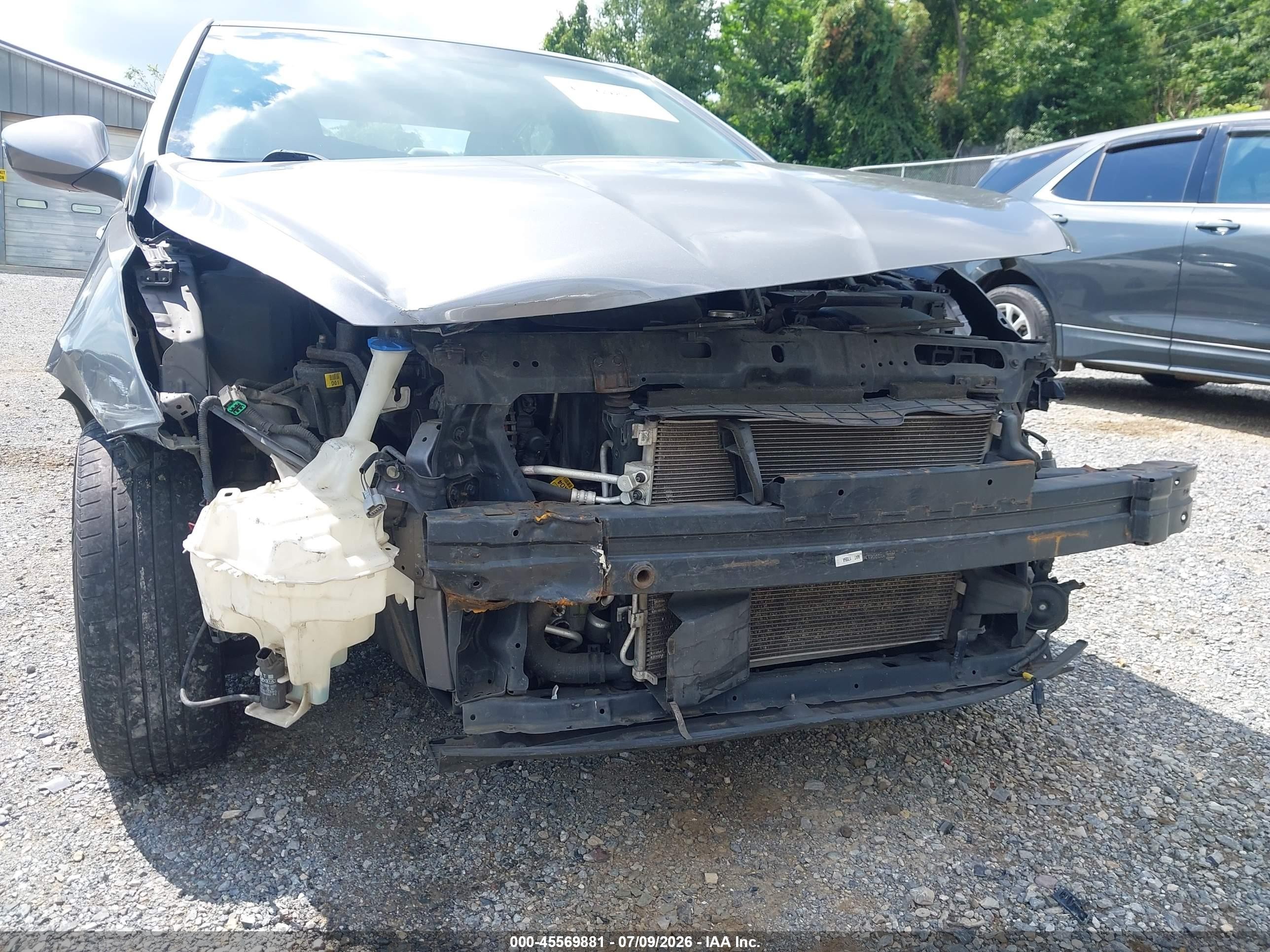 2014 Hyundai Accent Gls Gray vin: KMHCT4AE3EU639880