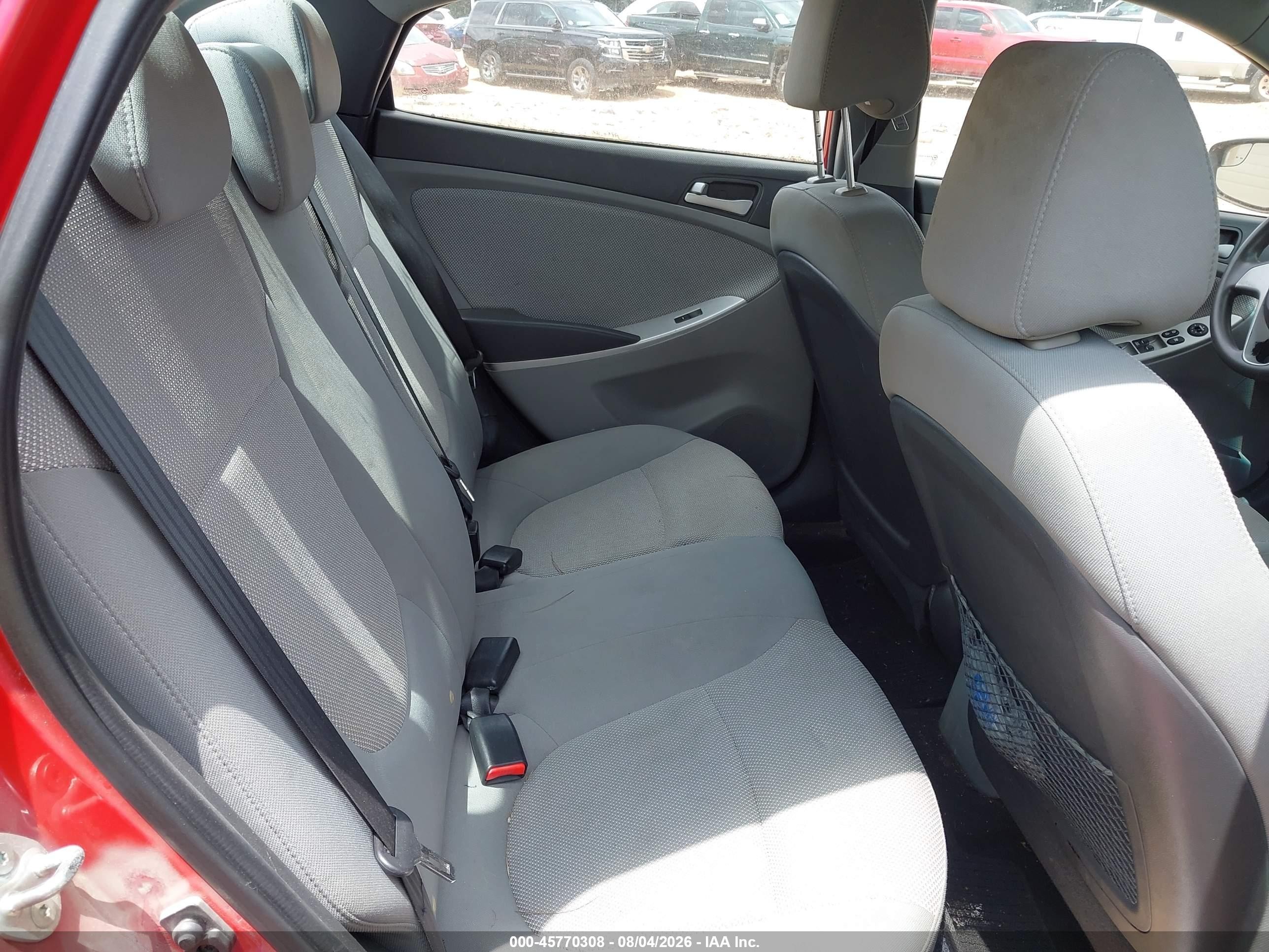 2014 Hyundai Accent Gls Red vin: KMHCT4AE3EU655559