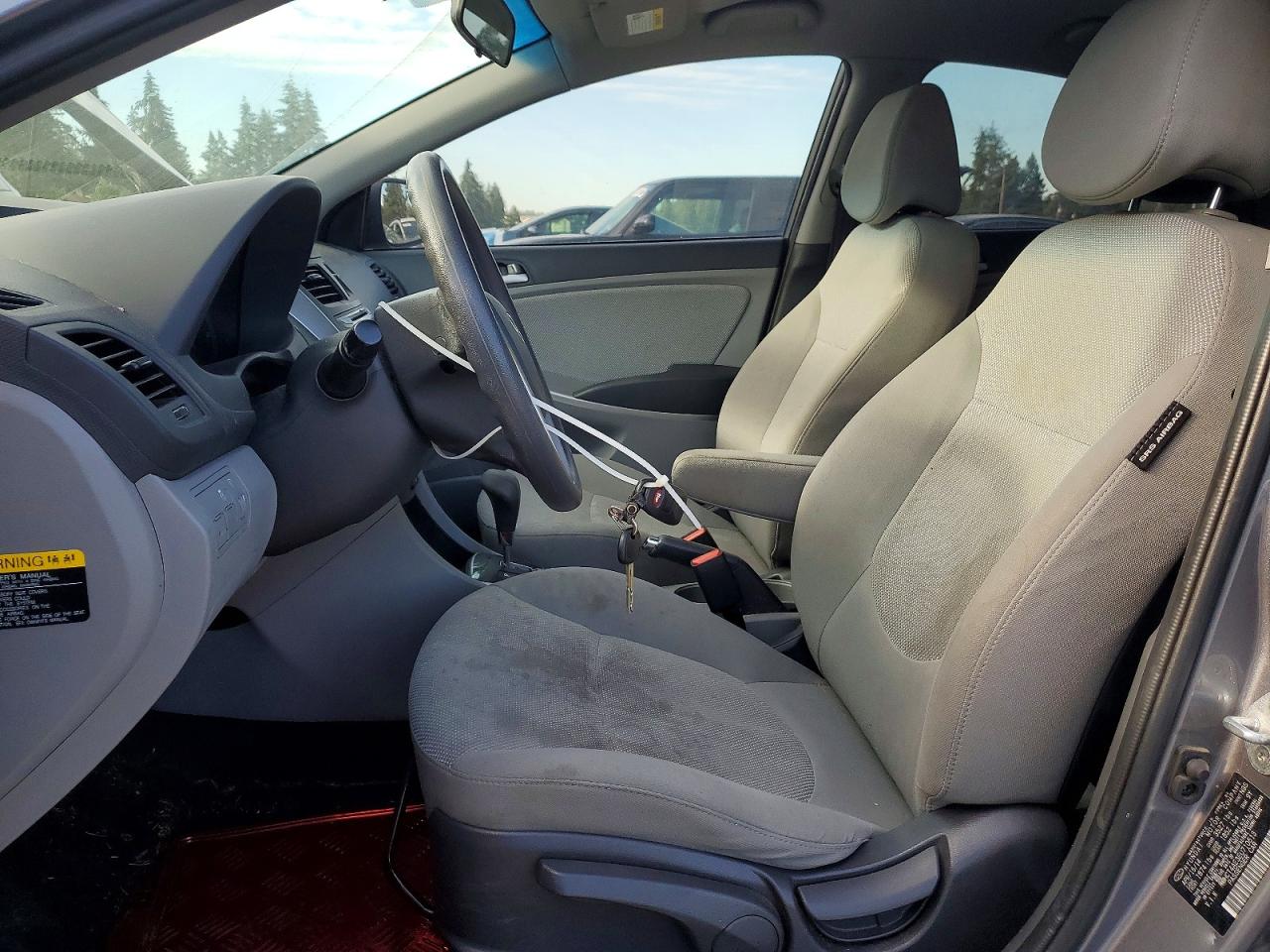 2014 Hyundai Accent Gls Gray vin: KMHCT4AE3EU710513