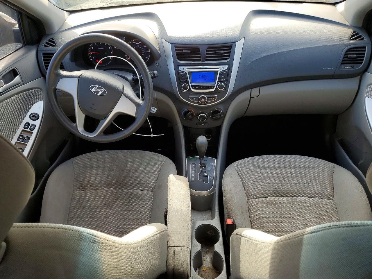 2014 Hyundai Accent Gls Gray vin: KMHCT4AE3EU710513