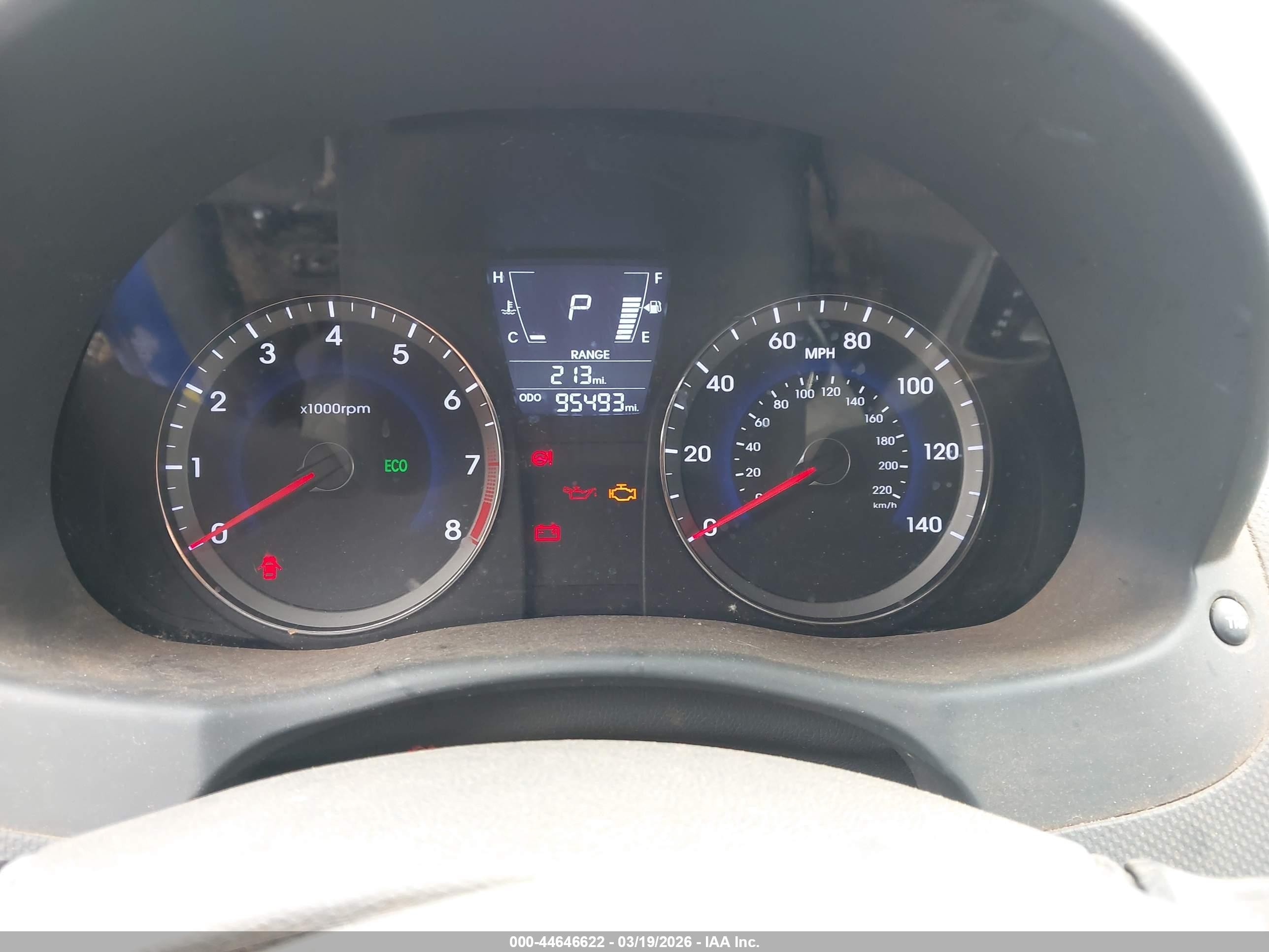 2014 Hyundai Accent Gls Blue vin: KMHCT4AE3EU740336