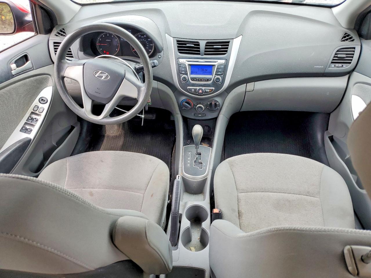 2014 Hyundai Accent Gls Red vin: KMHCT4AE3EU751403