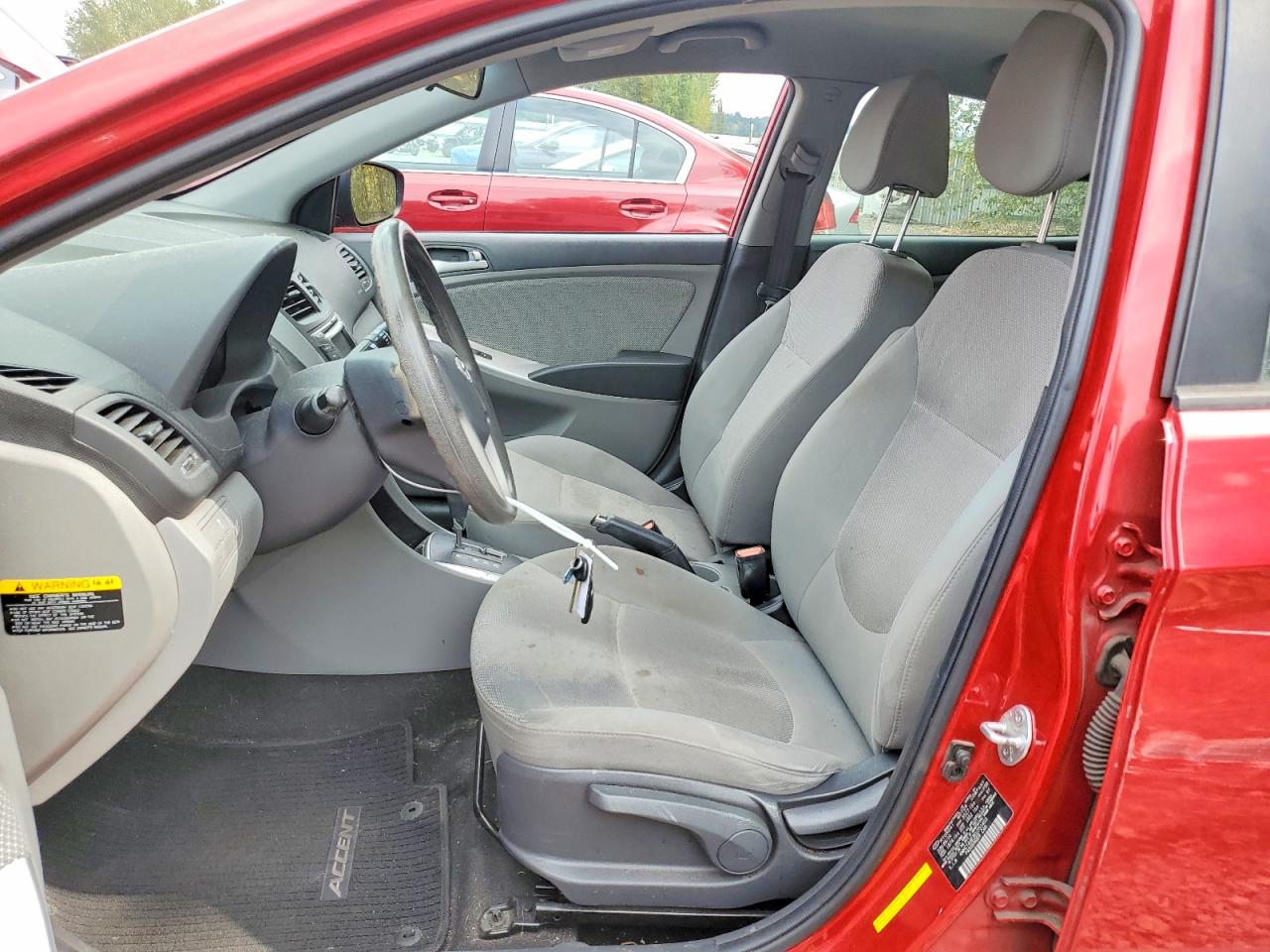 2014 Hyundai Accent Gls Red vin: KMHCT4AE3EU751403