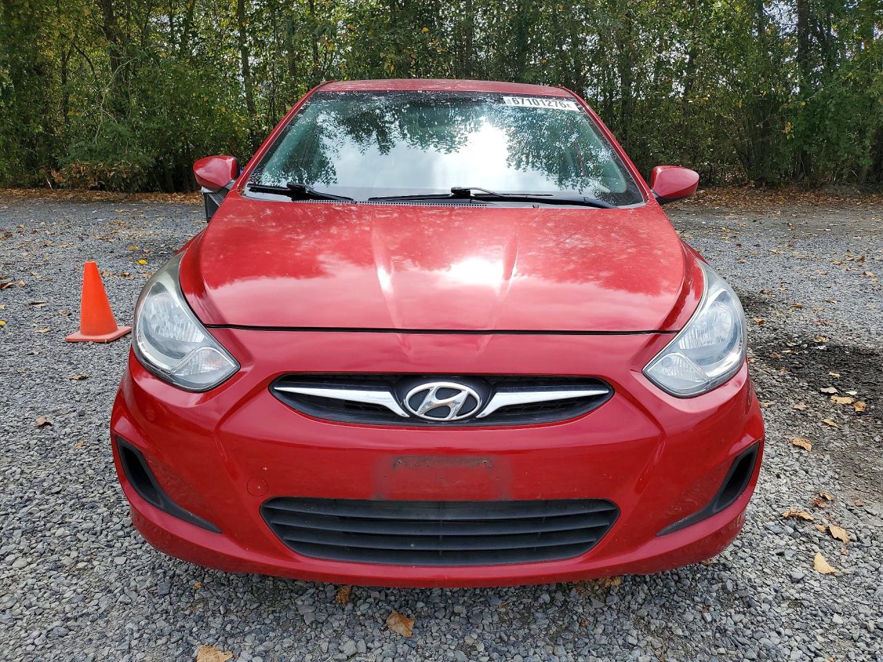 2014 Hyundai Accent Gls Red vin: KMHCT4AE3EU751403