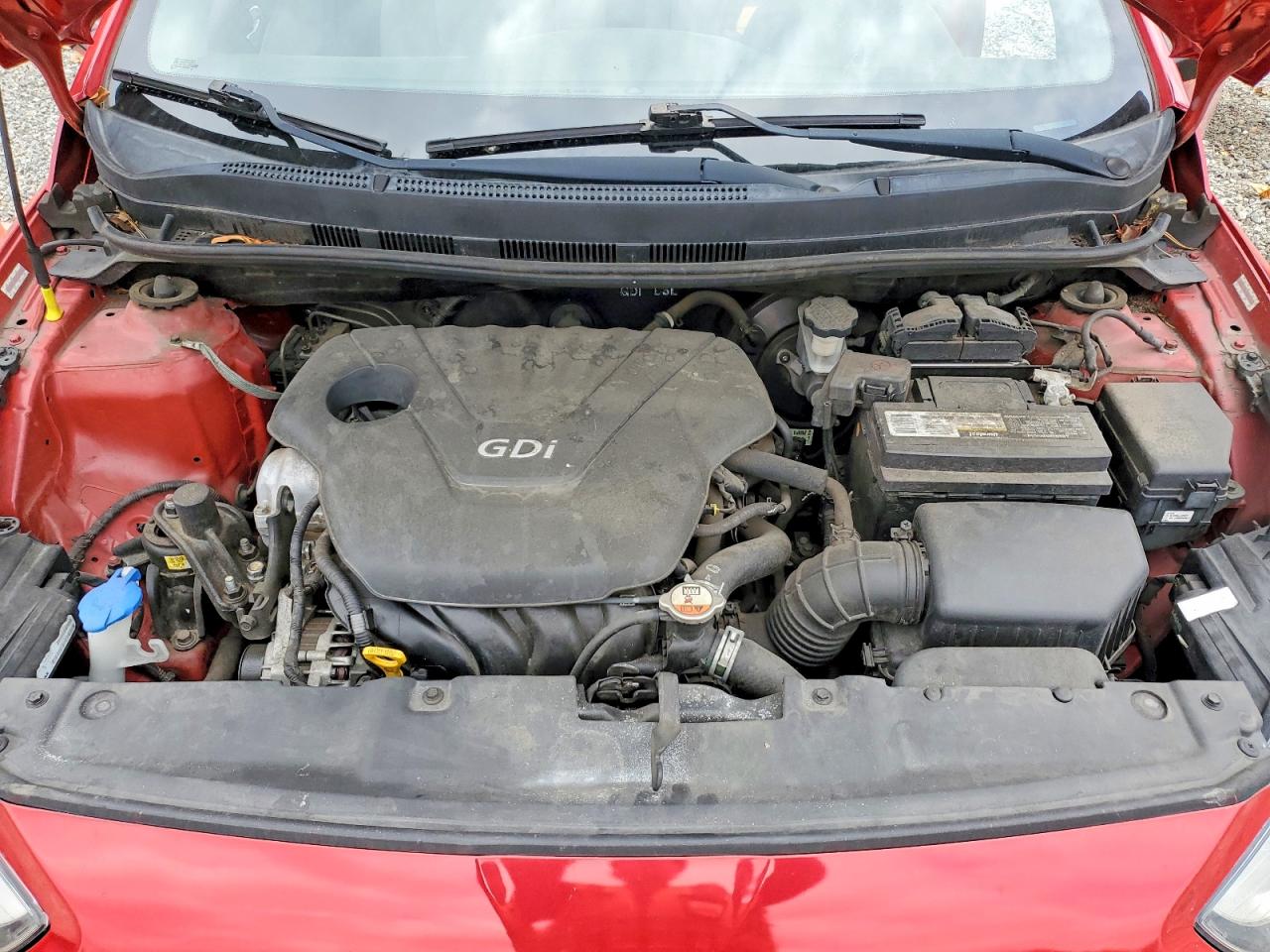 2014 Hyundai Accent Gls Red vin: KMHCT4AE3EU751403