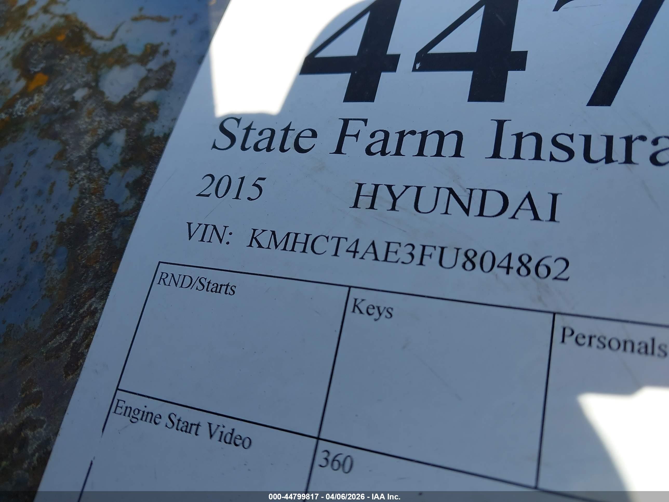 2015 Hyundai Accent Gls Red vin: KMHCT4AE3FU804862
