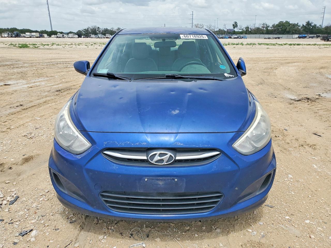 2015 Hyundai Accent Gls Blue vin: KMHCT4AE3FU806952