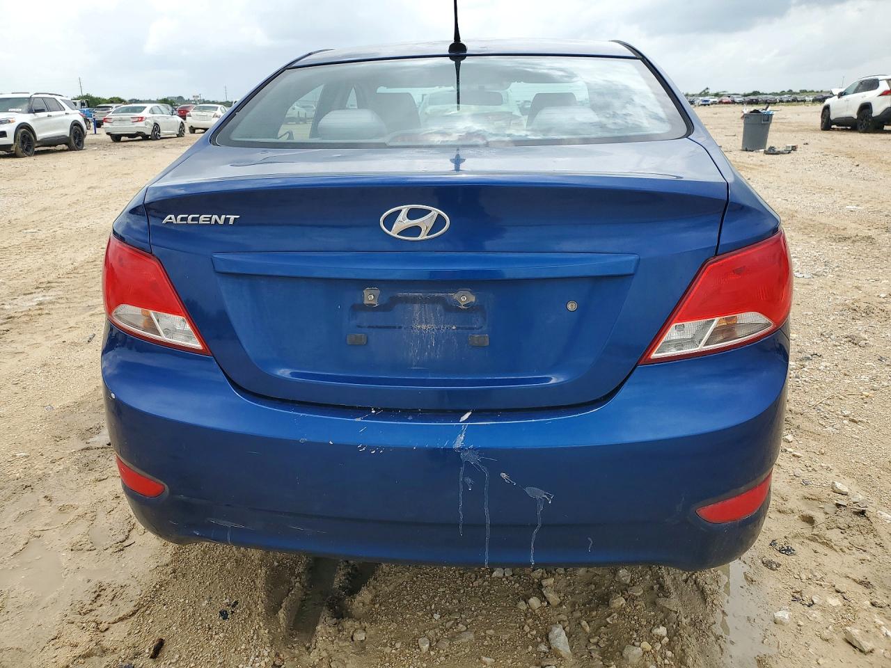 2015 Hyundai Accent Gls Blue vin: KMHCT4AE3FU806952