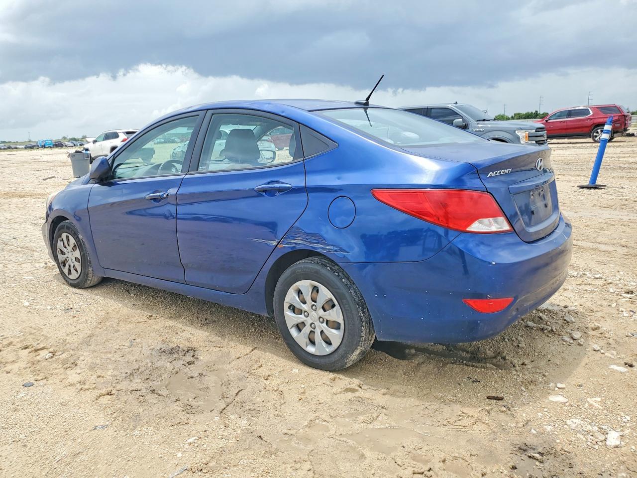 2015 Hyundai Accent Gls Blue vin: KMHCT4AE3FU806952