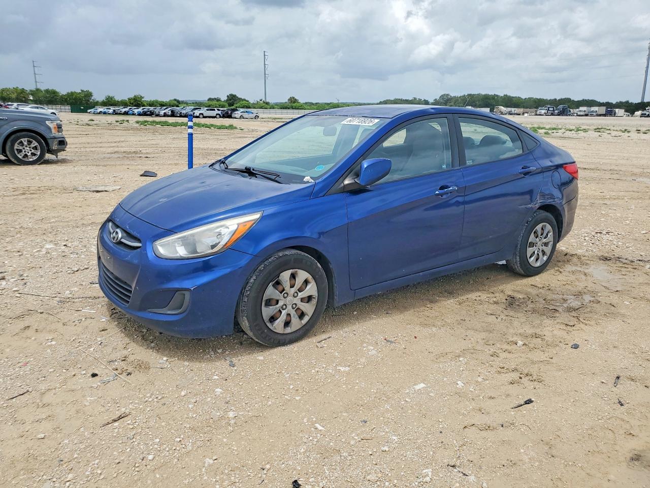 2015 Hyundai Accent Gls Blue vin: KMHCT4AE3FU806952