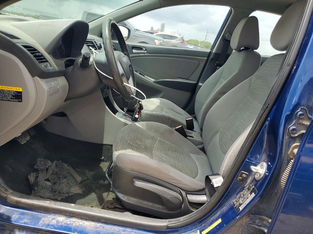 2015 Hyundai Accent Gls Blue vin: KMHCT4AE3FU806952
