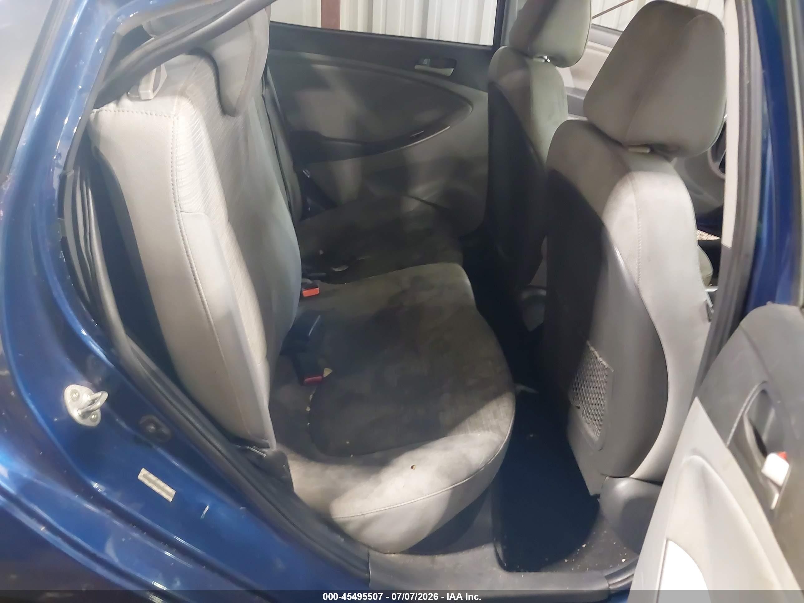 2015 Hyundai Accent Gls Blue vin: KMHCT4AE3FU808846