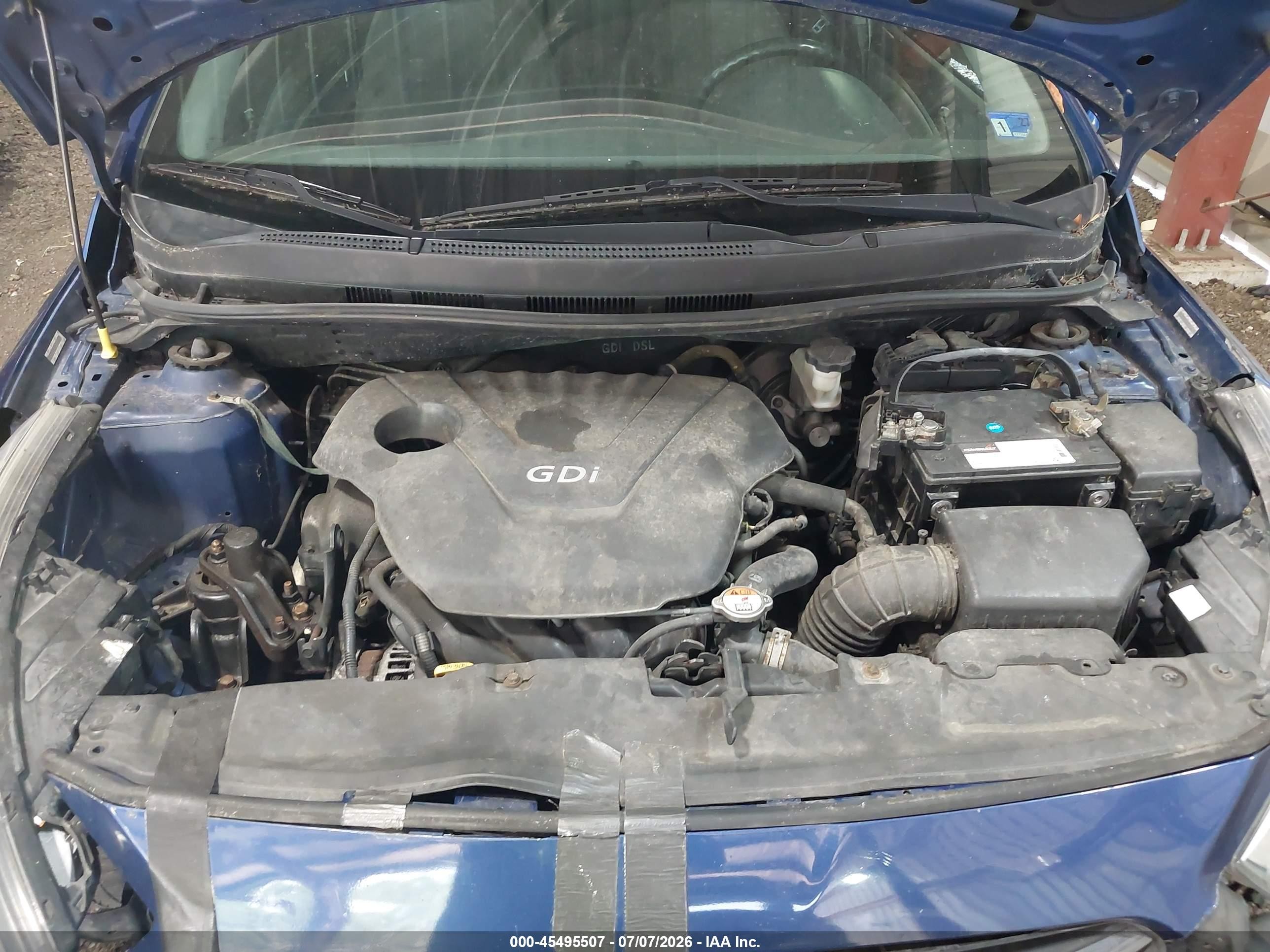 2015 Hyundai Accent Gls Blue vin: KMHCT4AE3FU808846
