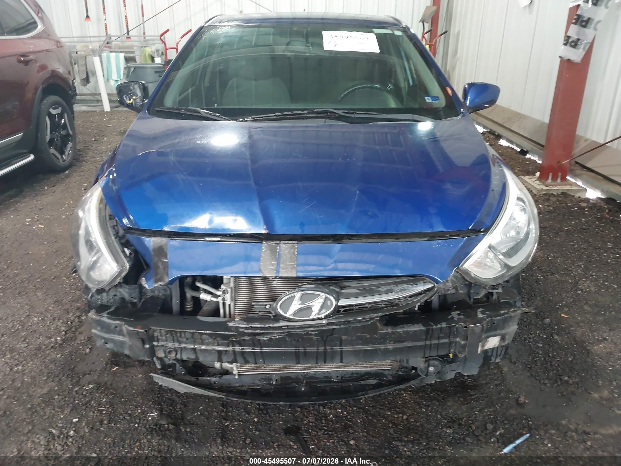 2015 Hyundai Accent Gls Blue vin: KMHCT4AE3FU808846