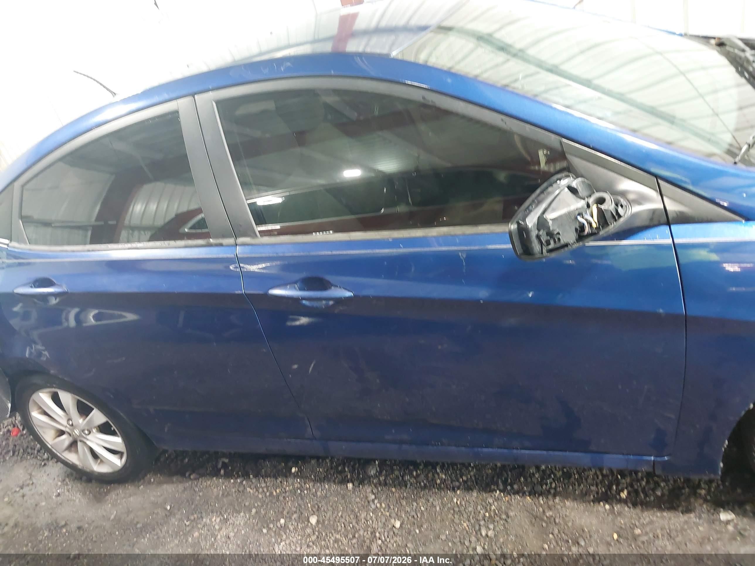2015 Hyundai Accent Gls Blue vin: KMHCT4AE3FU808846