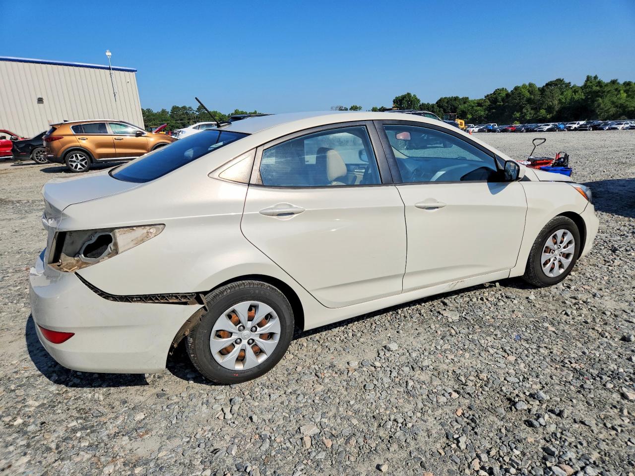 2015 Hyundai Accent Gls Silver vin: KMHCT4AE3FU809835