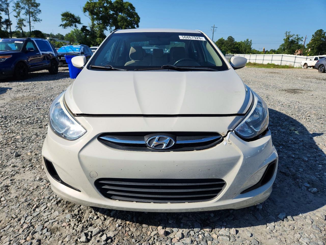 2015 Hyundai Accent Gls Silver vin: KMHCT4AE3FU809835