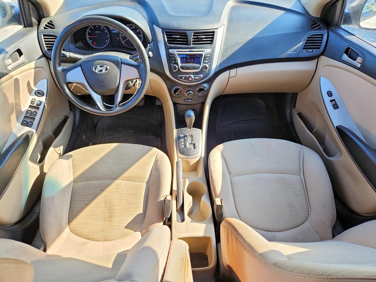 2015 Hyundai Accent Gls Silver vin: KMHCT4AE3FU809835