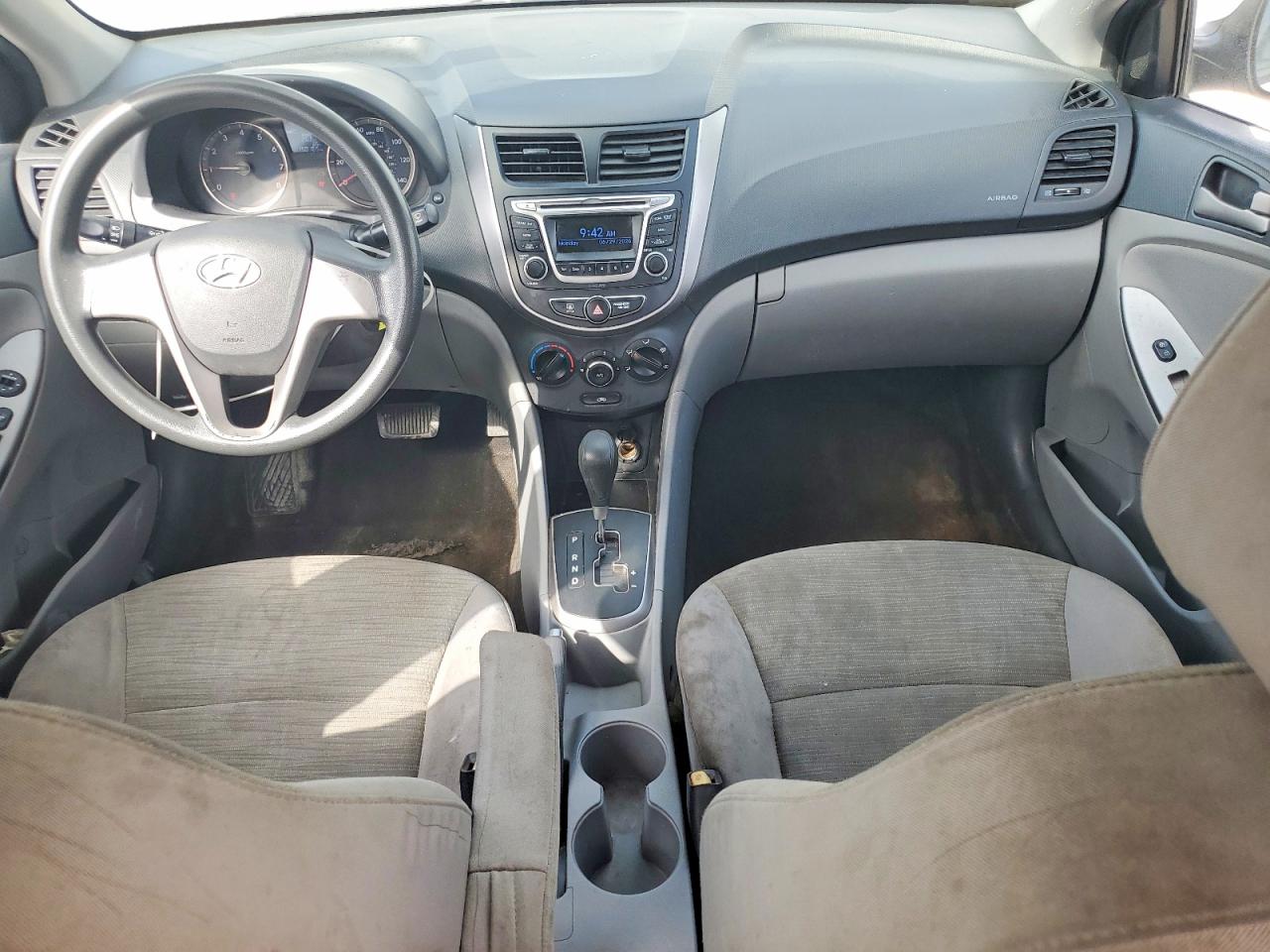 2015 Hyundai Accent Gls White vin: KMHCT4AE3FU817174