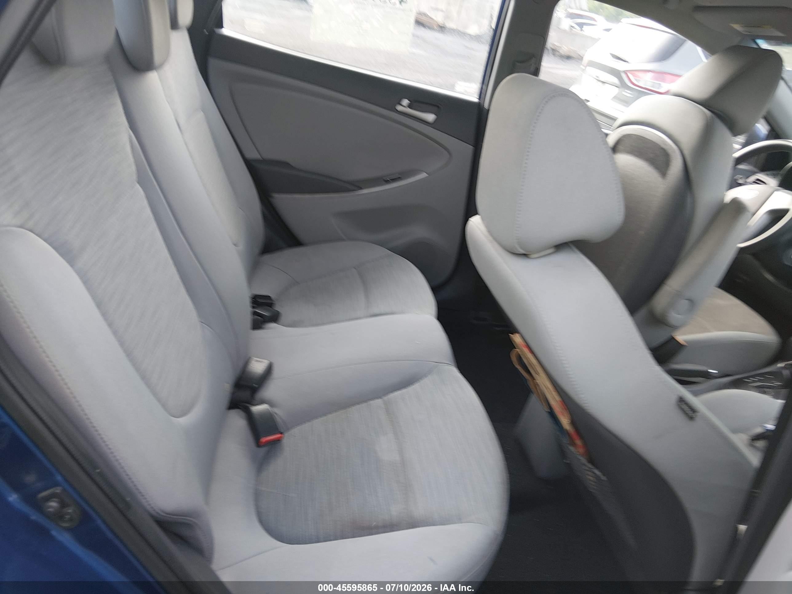 2015 Hyundai Accent Gls Blue vin: KMHCT4AE3FU825498