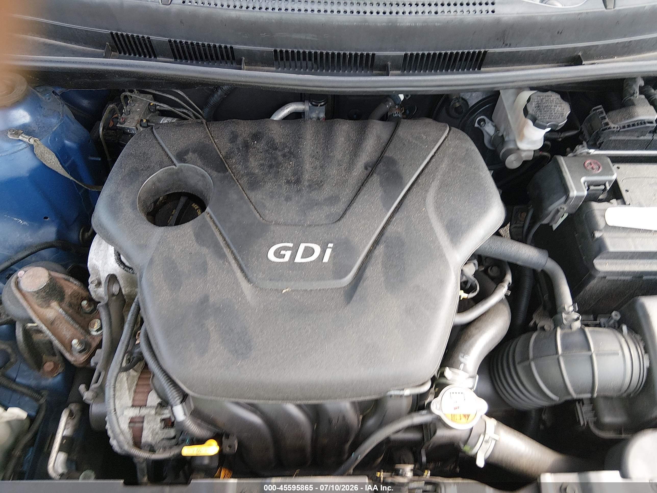 2015 Hyundai Accent Gls Blue vin: KMHCT4AE3FU825498