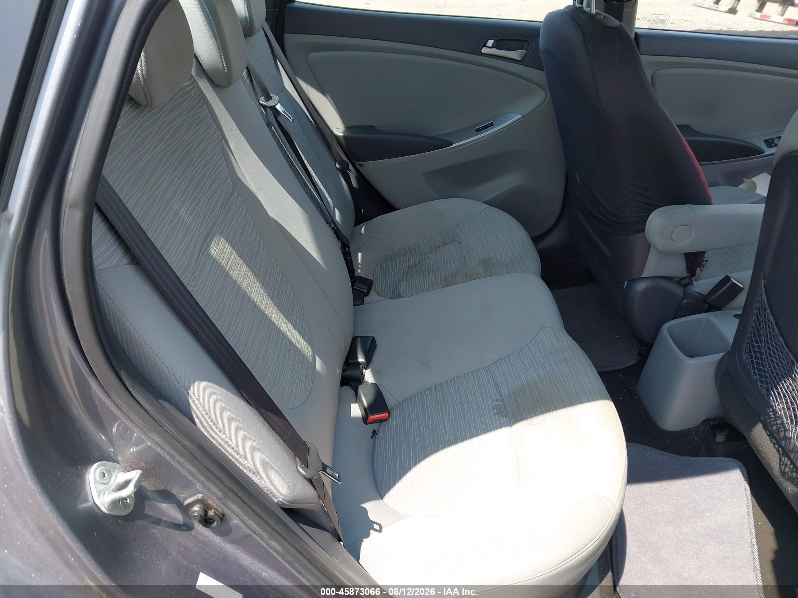 2015 Hyundai Accent Gls Серый vin: KMHCT4AE3FU898015