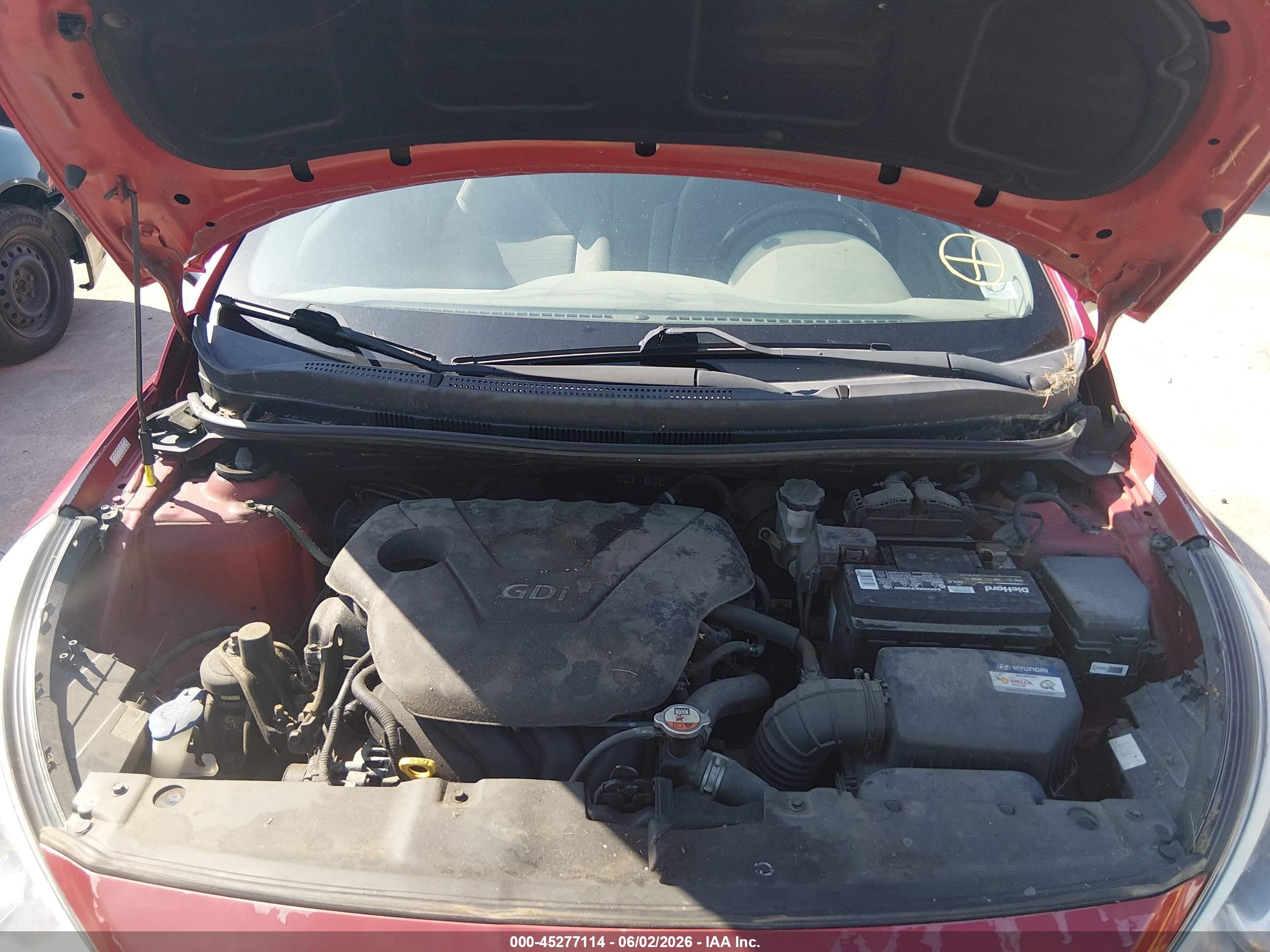 2015 Hyundai Accent Gls Red vin: KMHCT4AE3FU911331