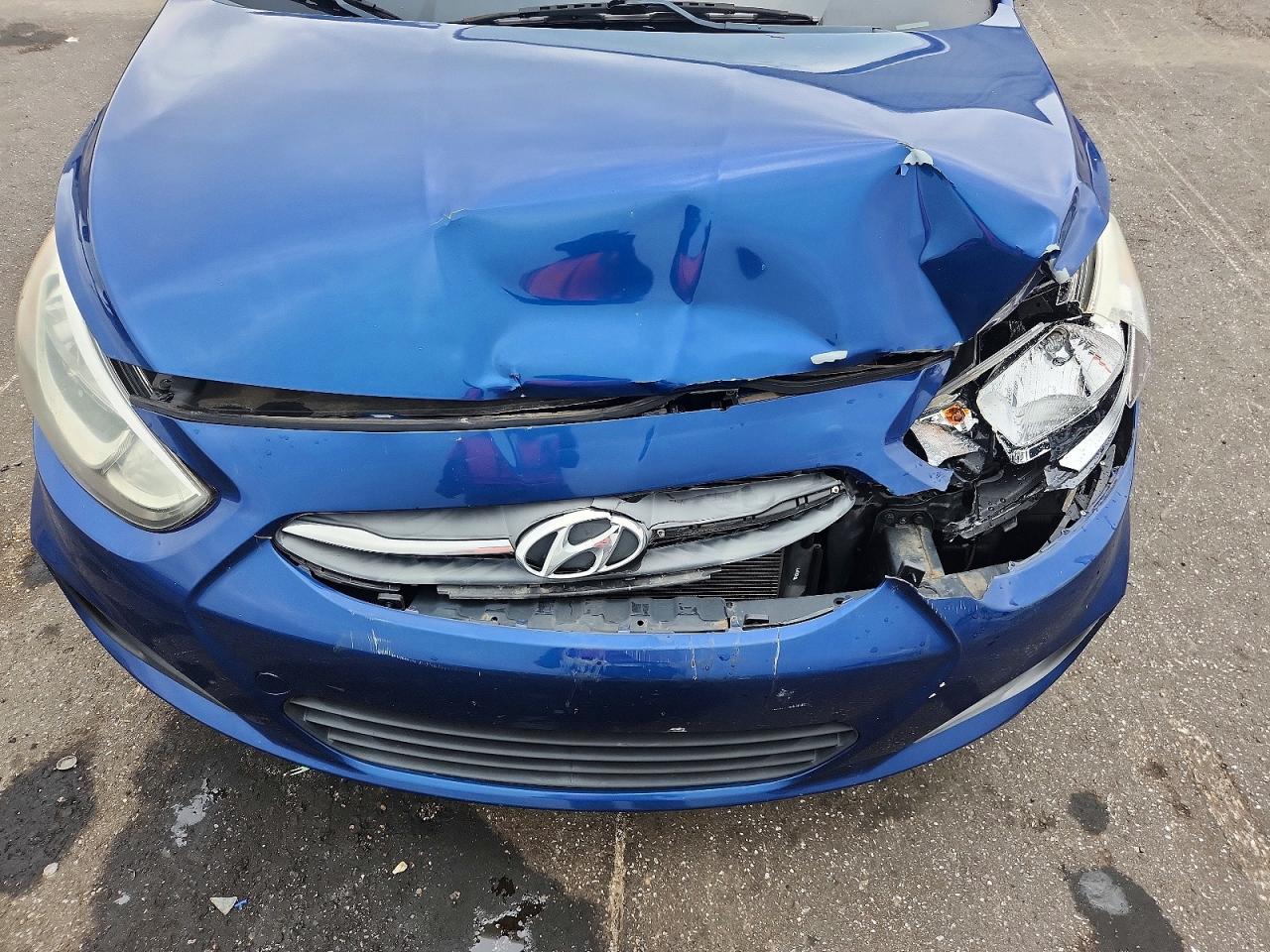 2017 Hyundai Accent Se Blue vin: KMHCT4AE3HU253786
