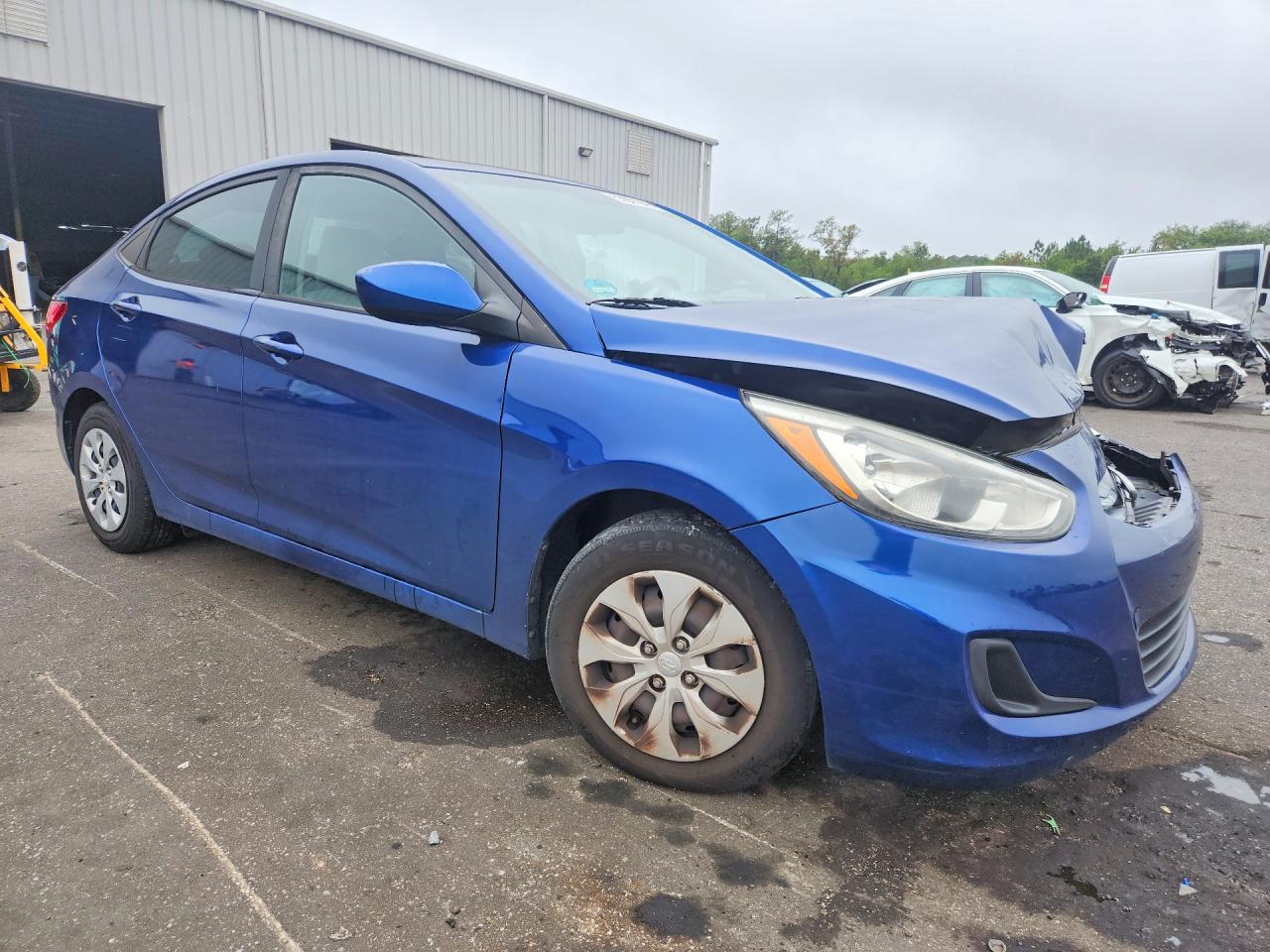 2017 Hyundai Accent Se Blue vin: KMHCT4AE3HU253786