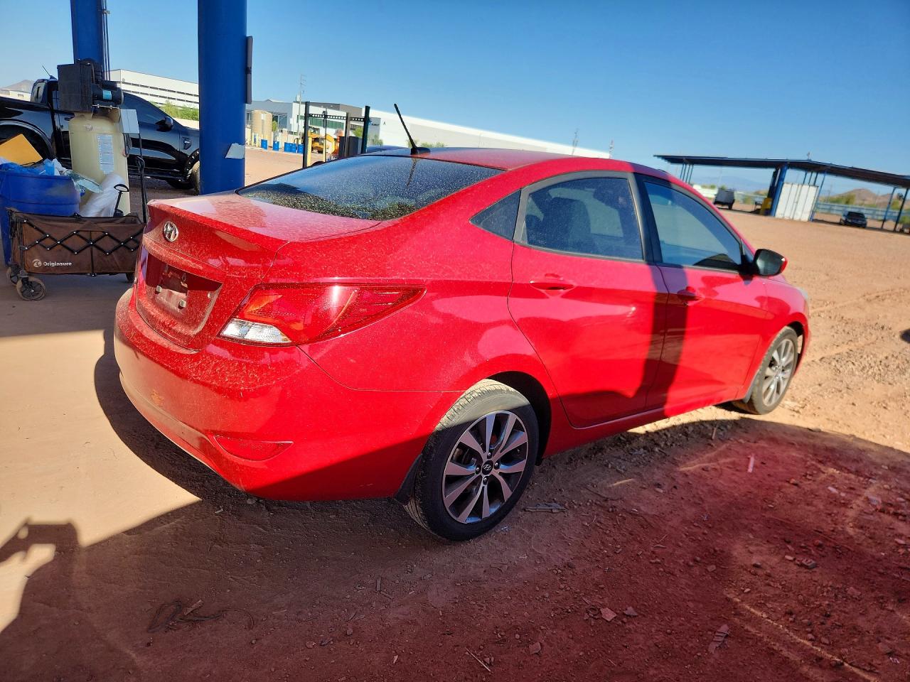 2017 Hyundai Accent Value Edition Red vin: KMHCT4AE3HU349577