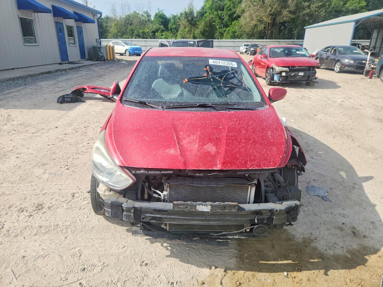 2012 Hyundai Accent Gls Red vin: KMHCT4AE4CU186818