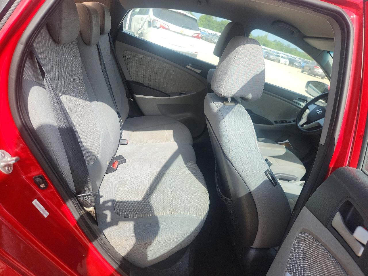 2012 Hyundai Accent Gls Red vin: KMHCT4AE4CU186818