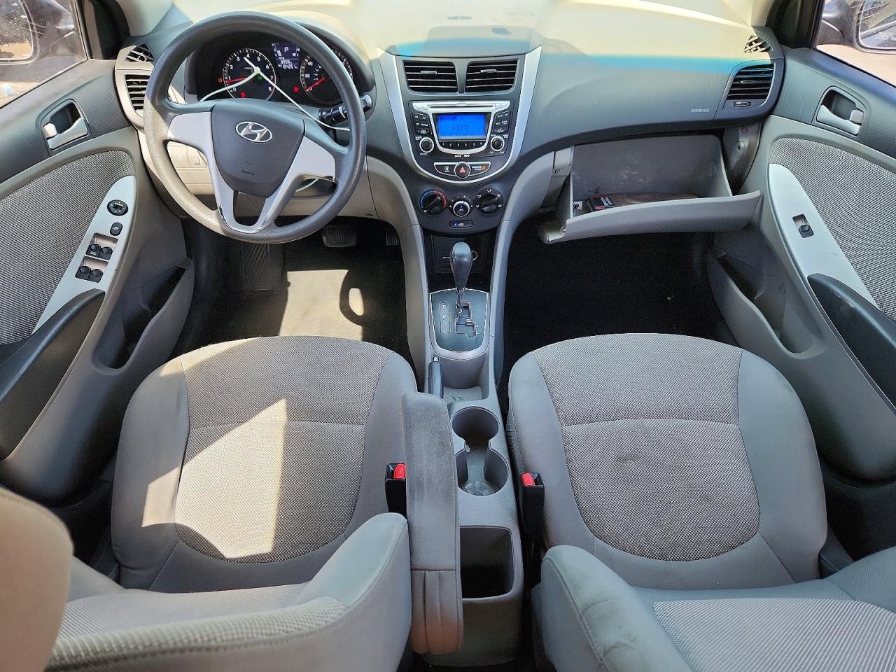 2012 Hyundai Accent Gls Silver vin: KMHCT4AE4CU190609